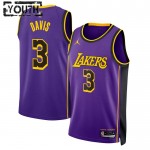 Los Angeles Lakers Trikot Anthony Davis 3 Jordan 2022-23 Statement Edition Lila Swingman - Kinder